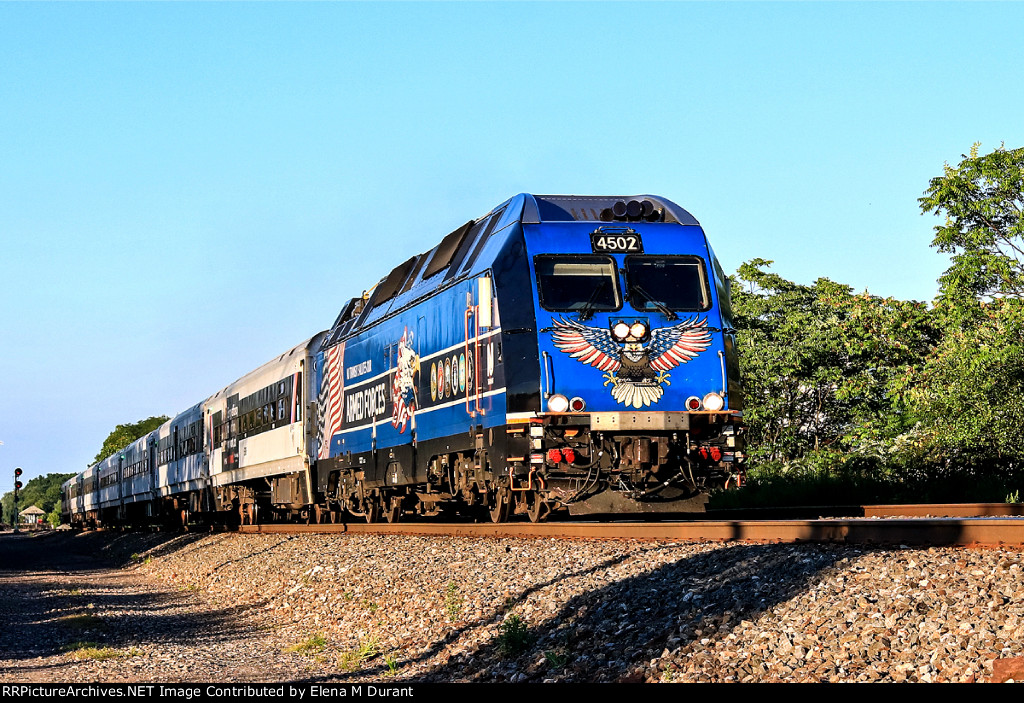 NJT 4502 on train 5743